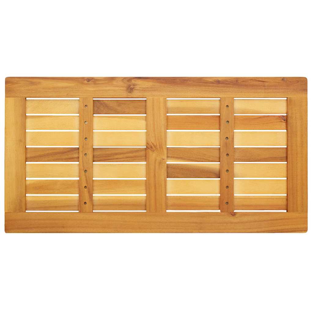 Tischplatte Öl-Natur 80 x 40 x 2 cm Massivholz Akazie