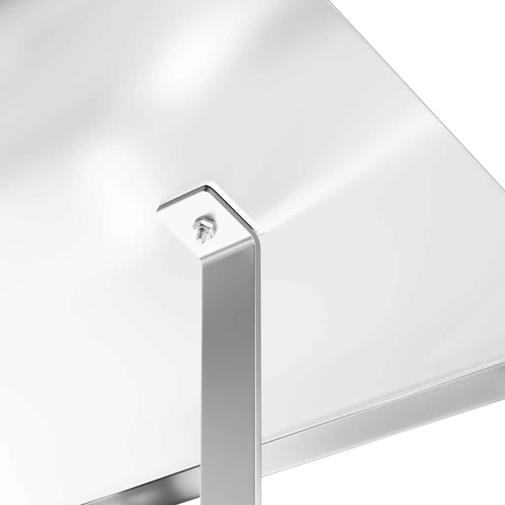 Kaminhaube Silber 40 x 40 x 37,5 cm Edelstahl