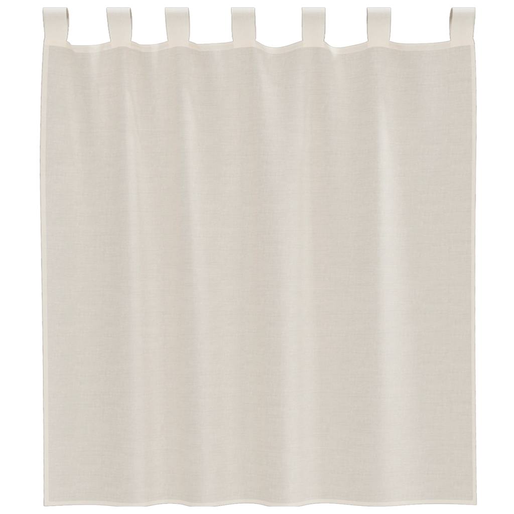 Voile Vorhänge mit Ösen 2 Stk. Apfelgrün 140x140 cm
