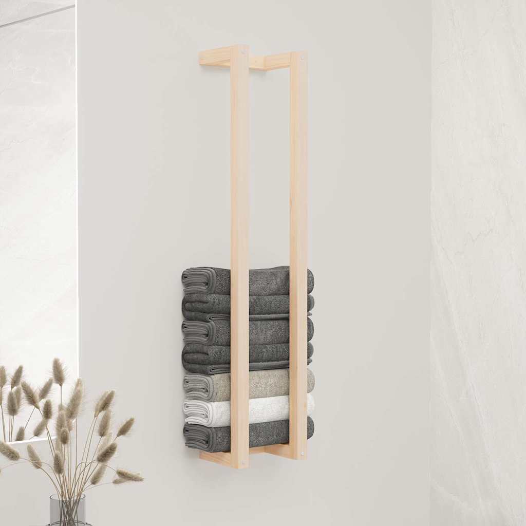 Handtuchhalter 23x18x60 cm Massivholz Kiefer