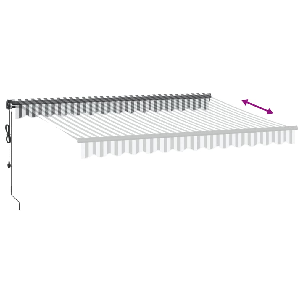 Markise Automatisch Einziehbar 350x250 cm Creme