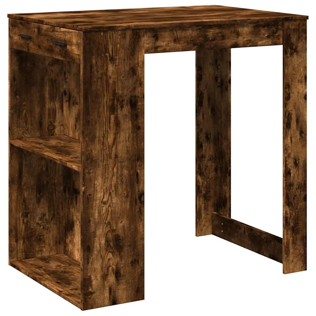 Bartisch Weiß 102x70x103,5 cm Holzwerkstoff