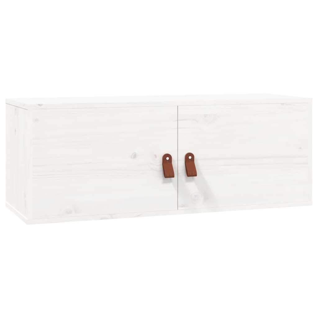 Wandschrank 80x30x30 cm Massivholz Kiefer