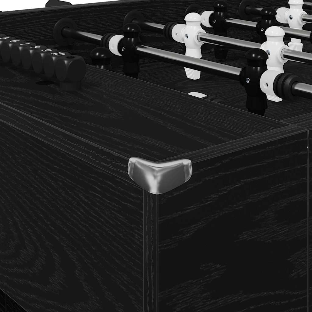 Tischfußballtisch Weiß 146,5 x 74 x 85 cm Holzwerkstoff