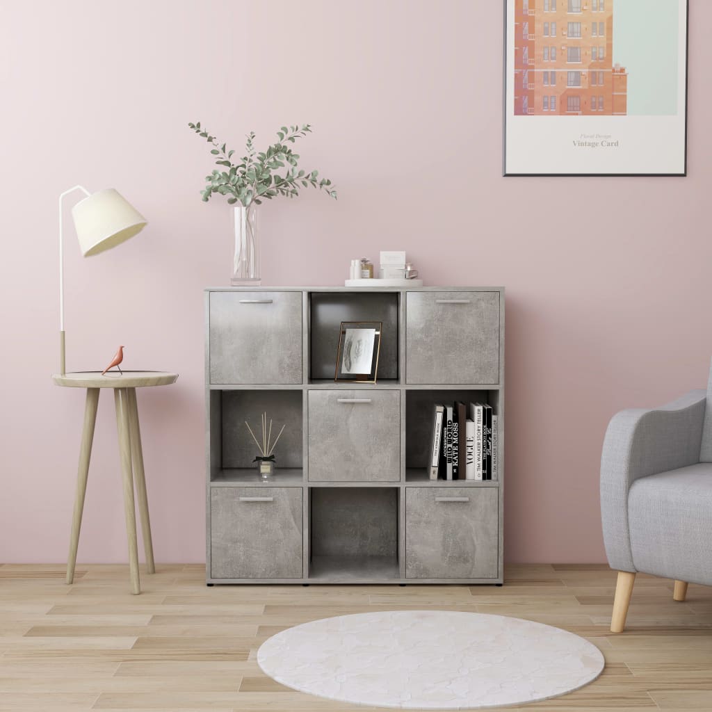 Bücherregal Weiß 90x30x90 cm Holzwerkstoff
