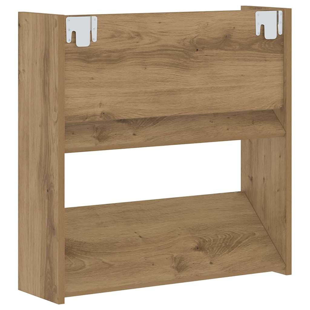 Wand-Schuhschränke 4 Stk. Weiß 60x18x60 cm Holzwerkstoff
