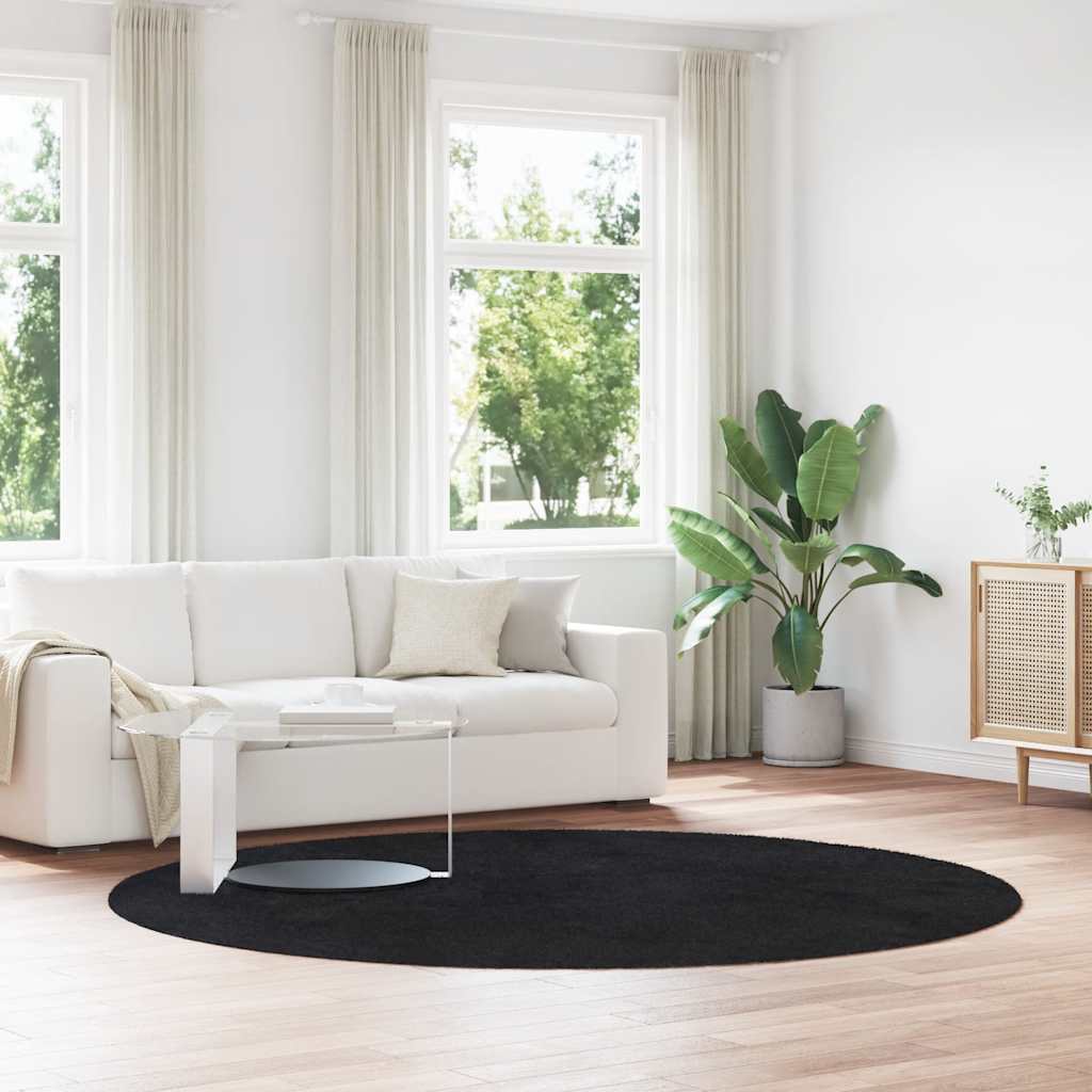 Teppich Shaggy Hochflor NAVARRA Beige 60x100 cm Polyester