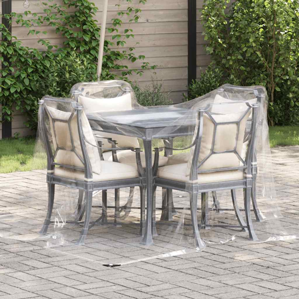 Transparente Plane mit Ösen 1x2 m PVC