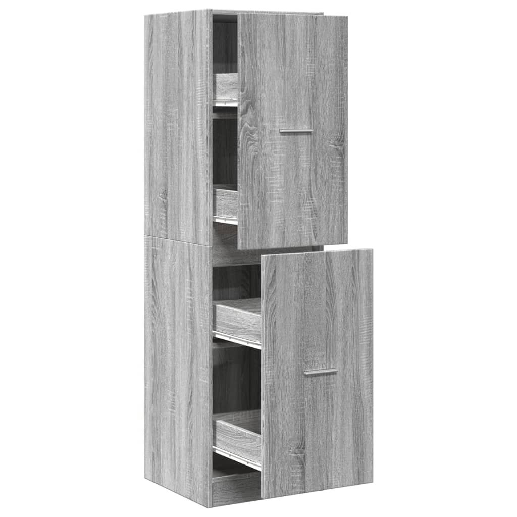 Apothekerschrank Weiß 30 x 41 x 174,5 cm Holzwerkstoff