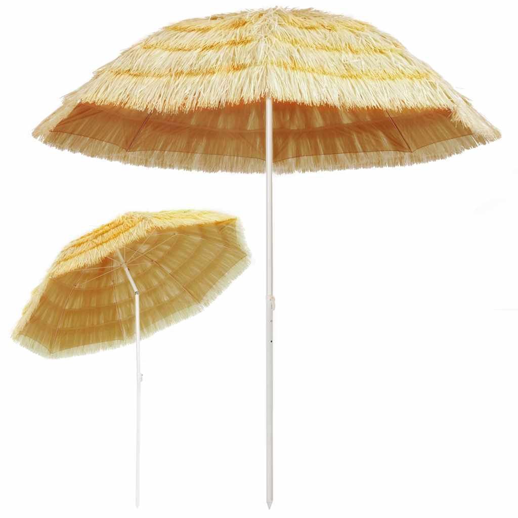 Strandschirm Natur 180 cm Hawaii-Stil