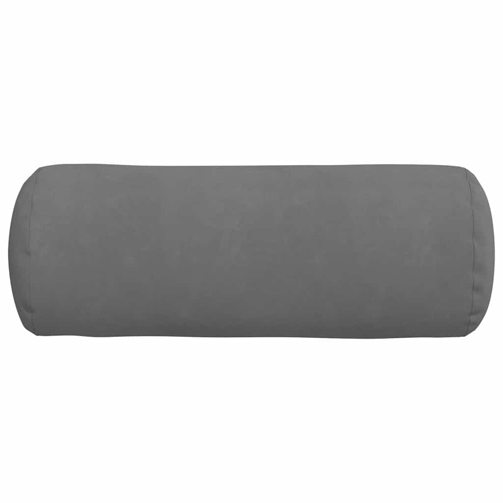 Bolsterkissen 2 Stück Taupe Ø 15 x 40 cm Mikrofaserstoff
