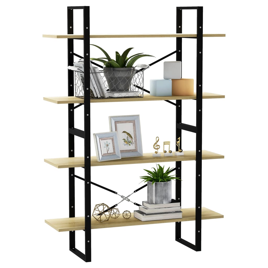 Bücherregal 2 Fächer Weiß 100x30x70 cm Holzwerkstoff
