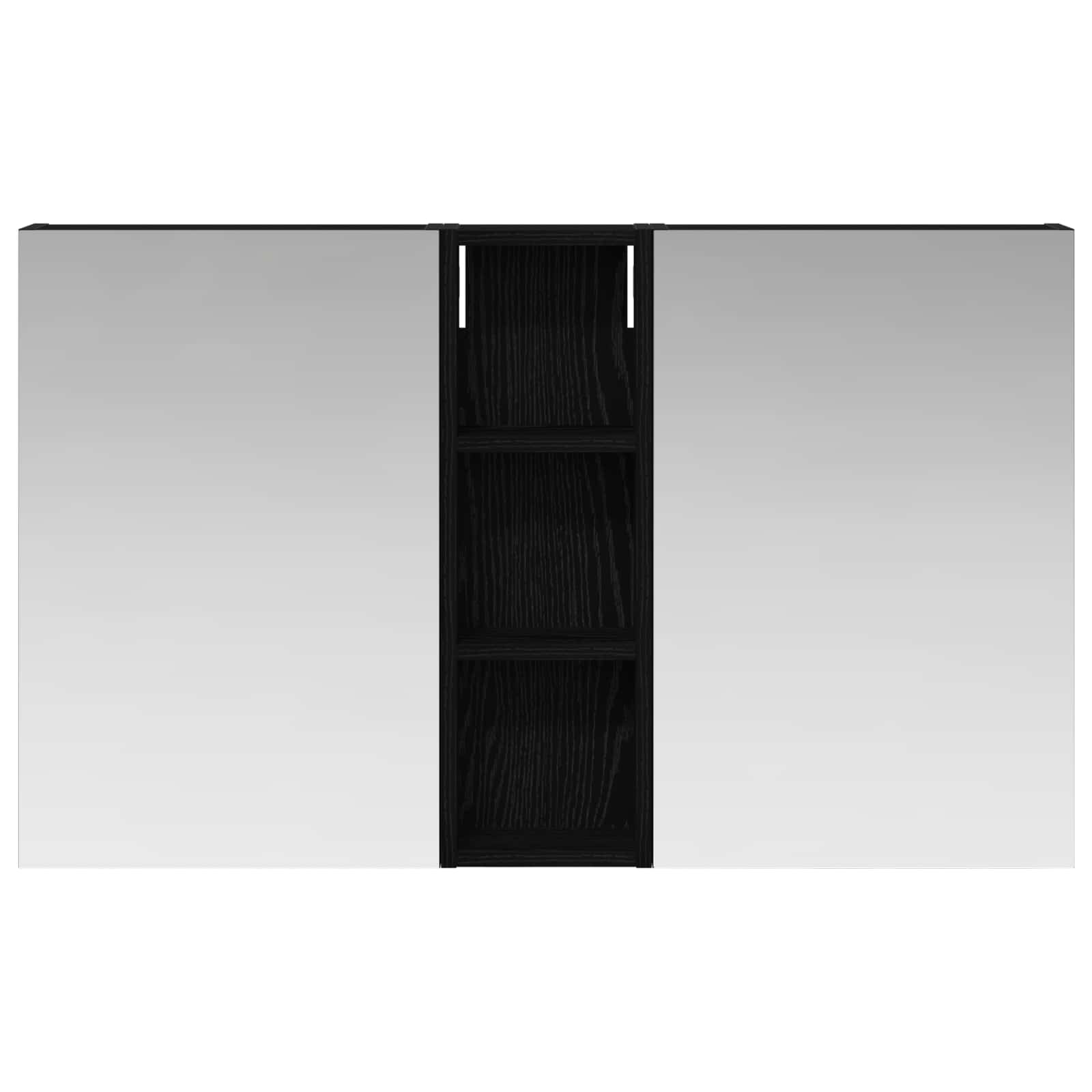 Badezimmerschrank-Set 3 pcs 80 x 10,5 x 50 cm Holzwerkstoff