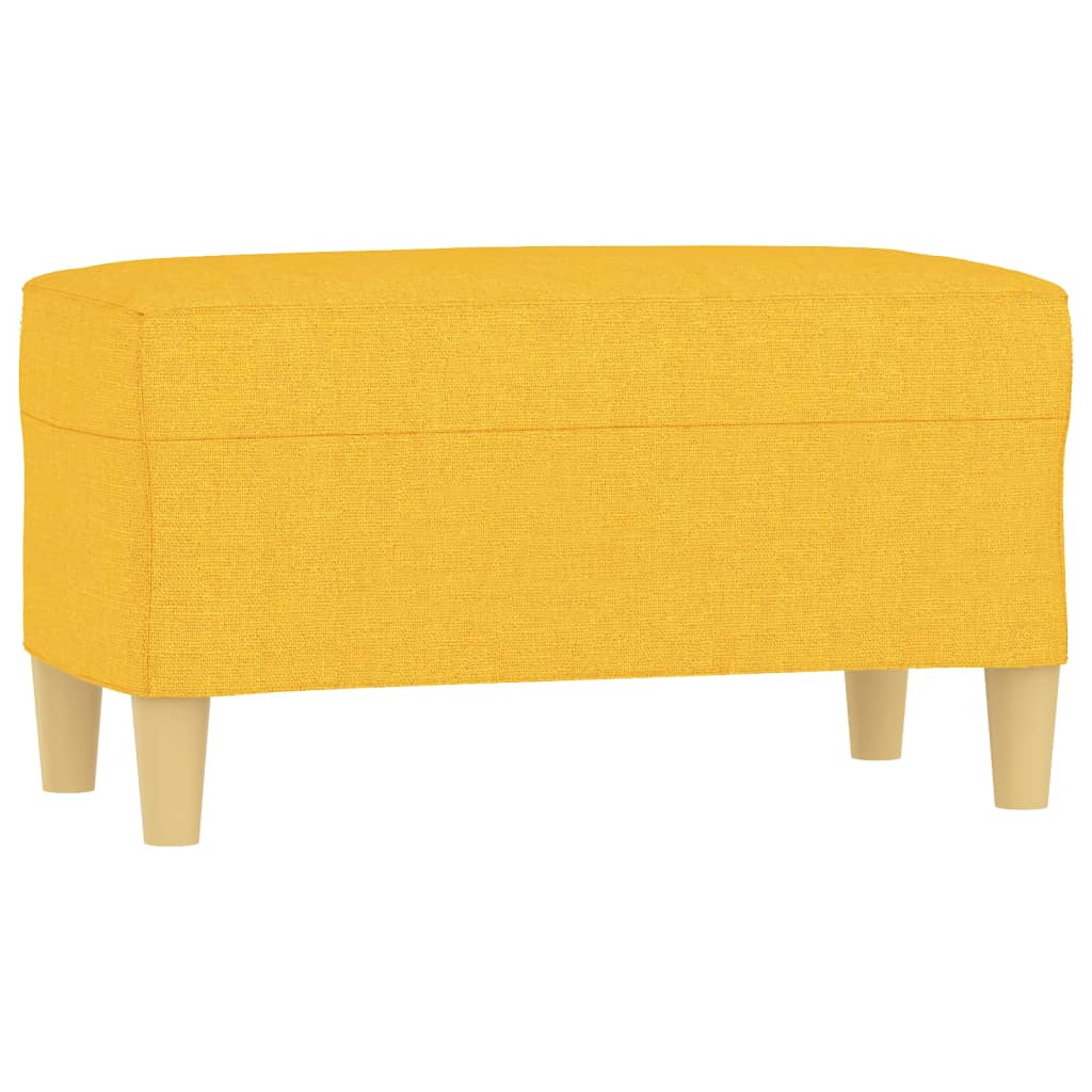 Sitzbank Hellgrau 70x35x41 cm Stoff