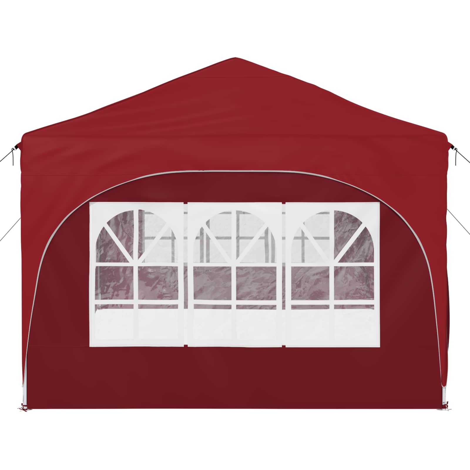 Pop-up Partyzelt 575 x 288 x 245 cm Creme Oxford-Stoff
