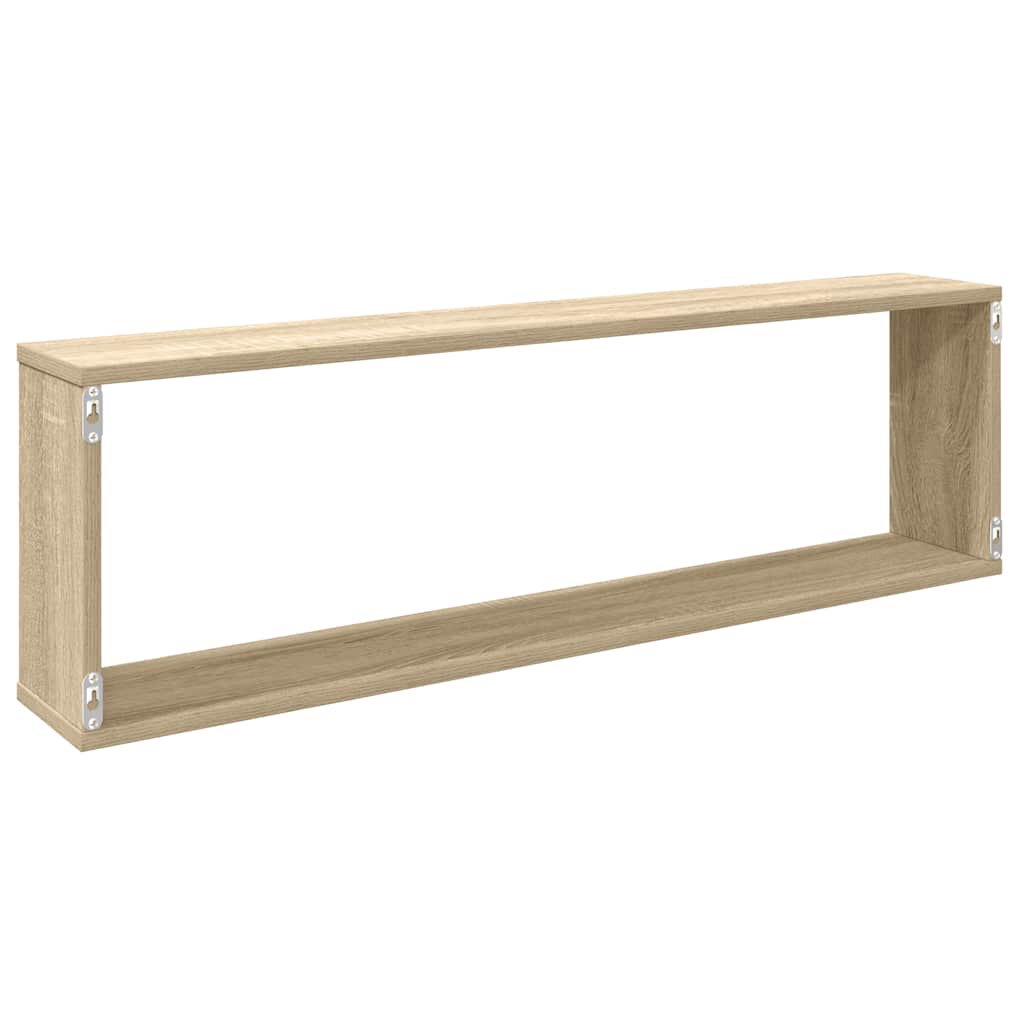 Würfelregale 2 Stk. Weiß 30x15x30 cm