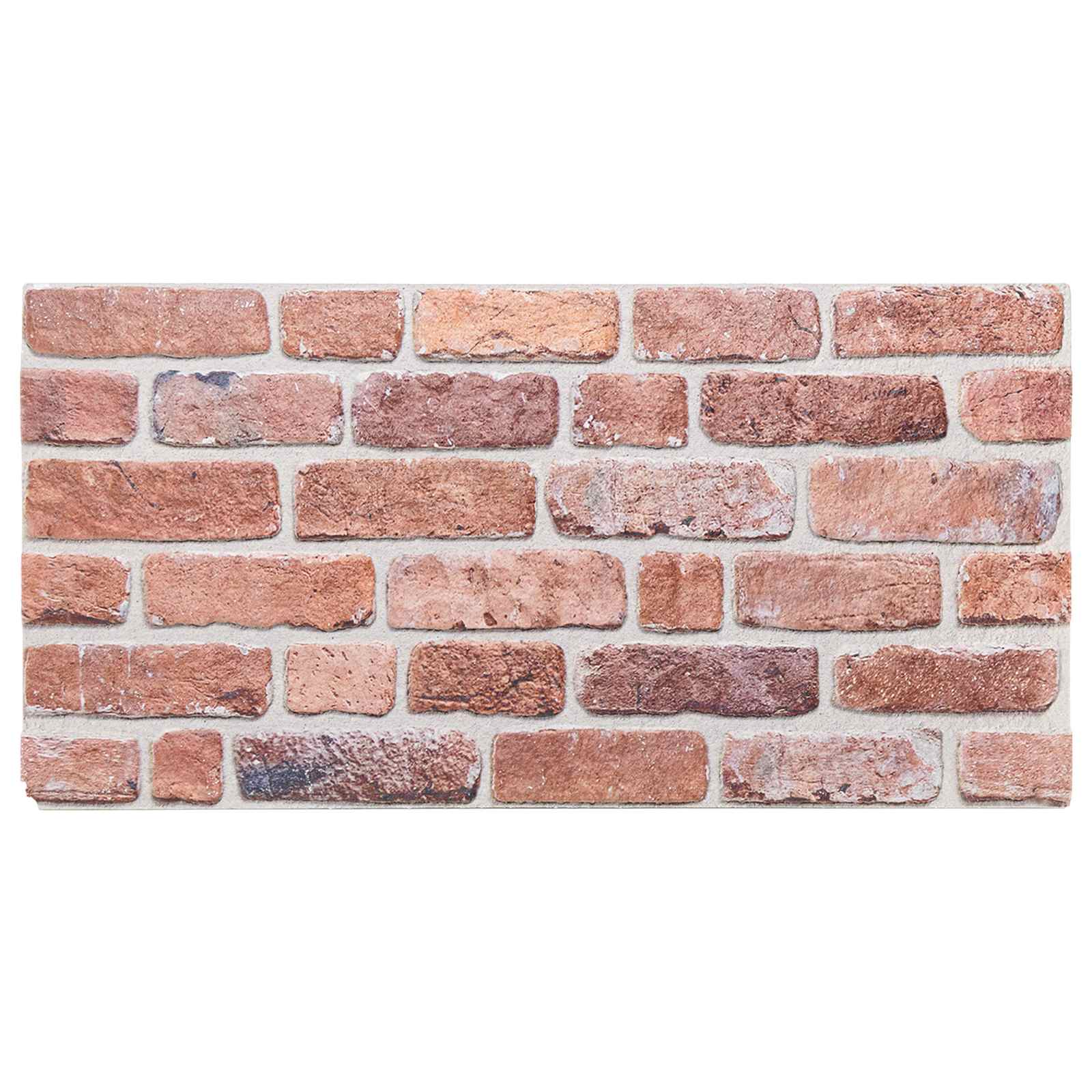 Wandpaneele 10 pcs Ziegel 100 x 50 cm EPS-Schaum