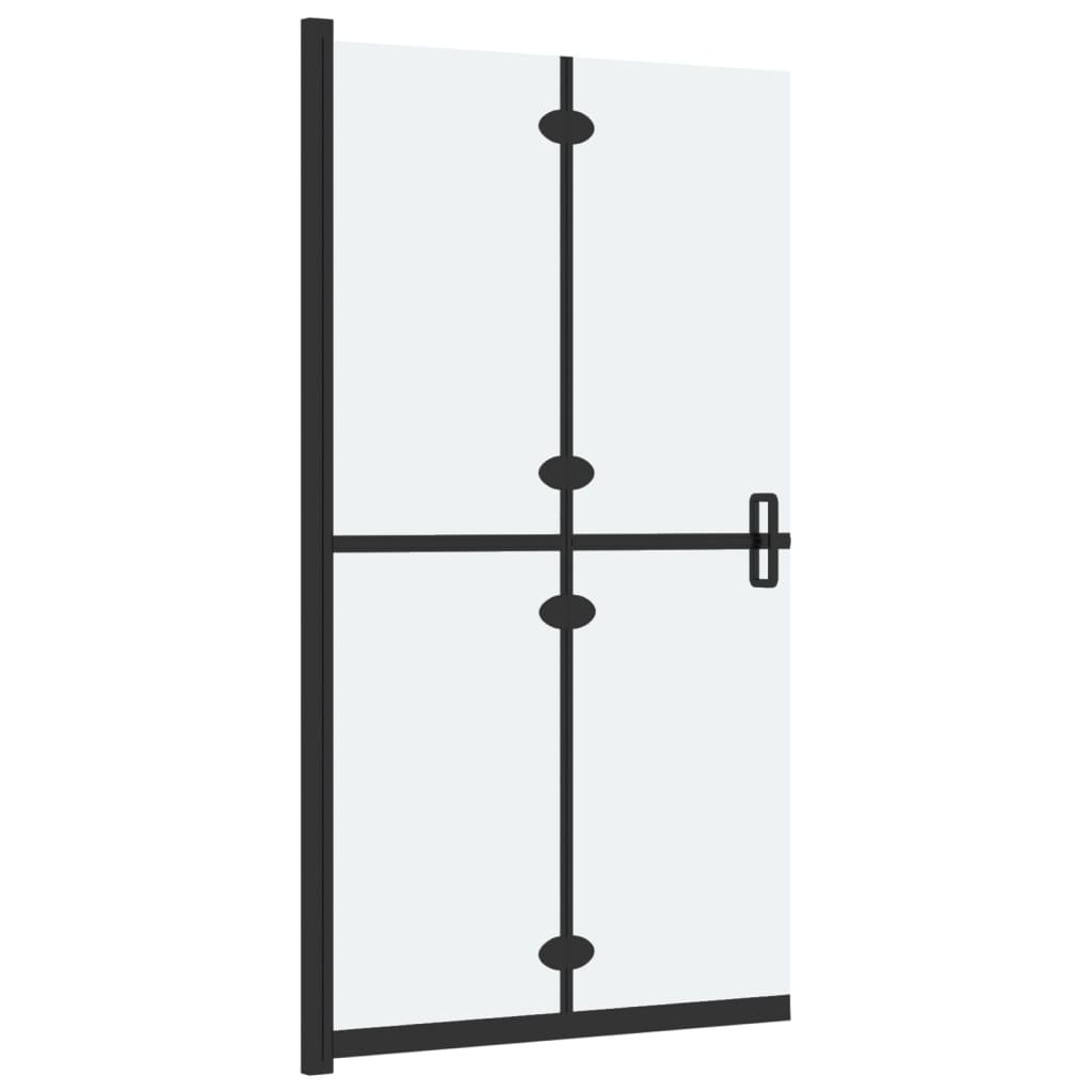 Faltbare begehbare Duschwand Transparentes ESG Glas 70x190 cm