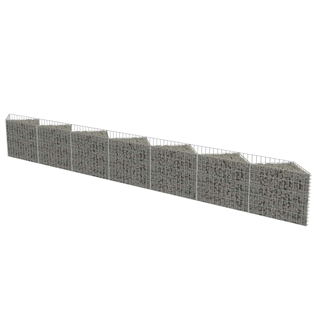 Gabionenwand Verzinkter Stahl 450×30×100 cm