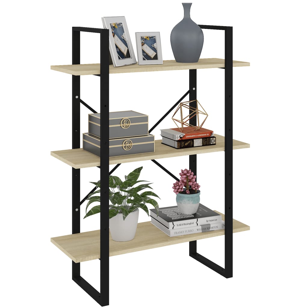 Bücherregal Weiß 80x30x105 cm Holzwerkstoff
