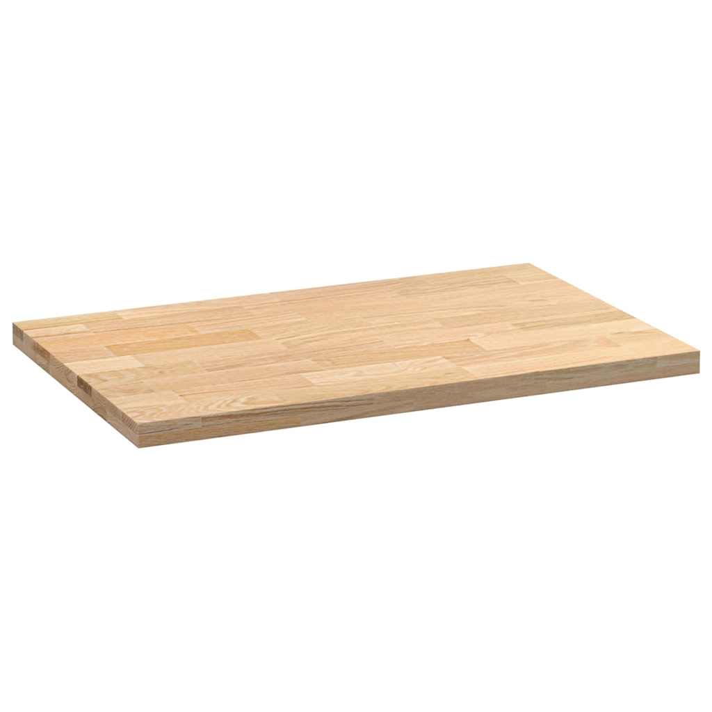 Küchenarbeitsplatte 40x63,5x2,7 cm Massivholz Eiche Rechteckig