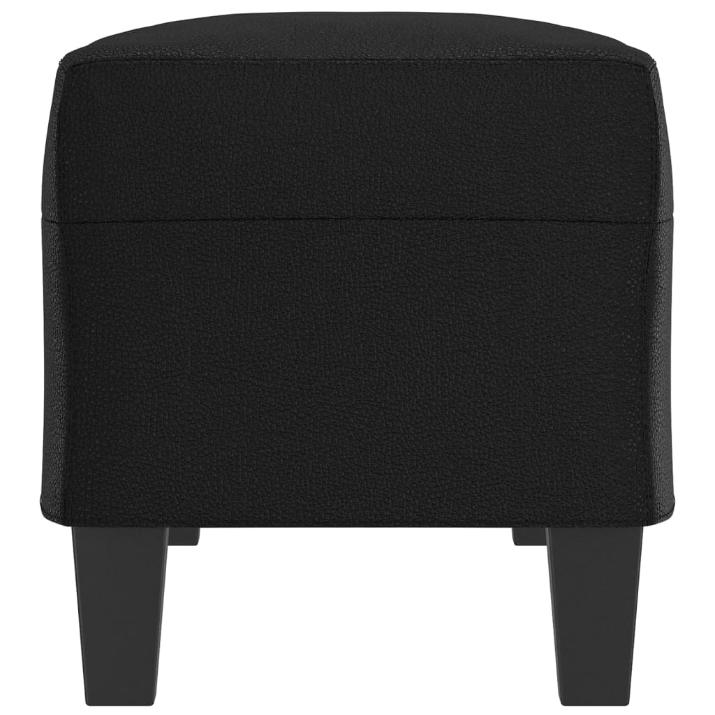 Sitzbank Schwarz 70x35x41 cm Kunstleder