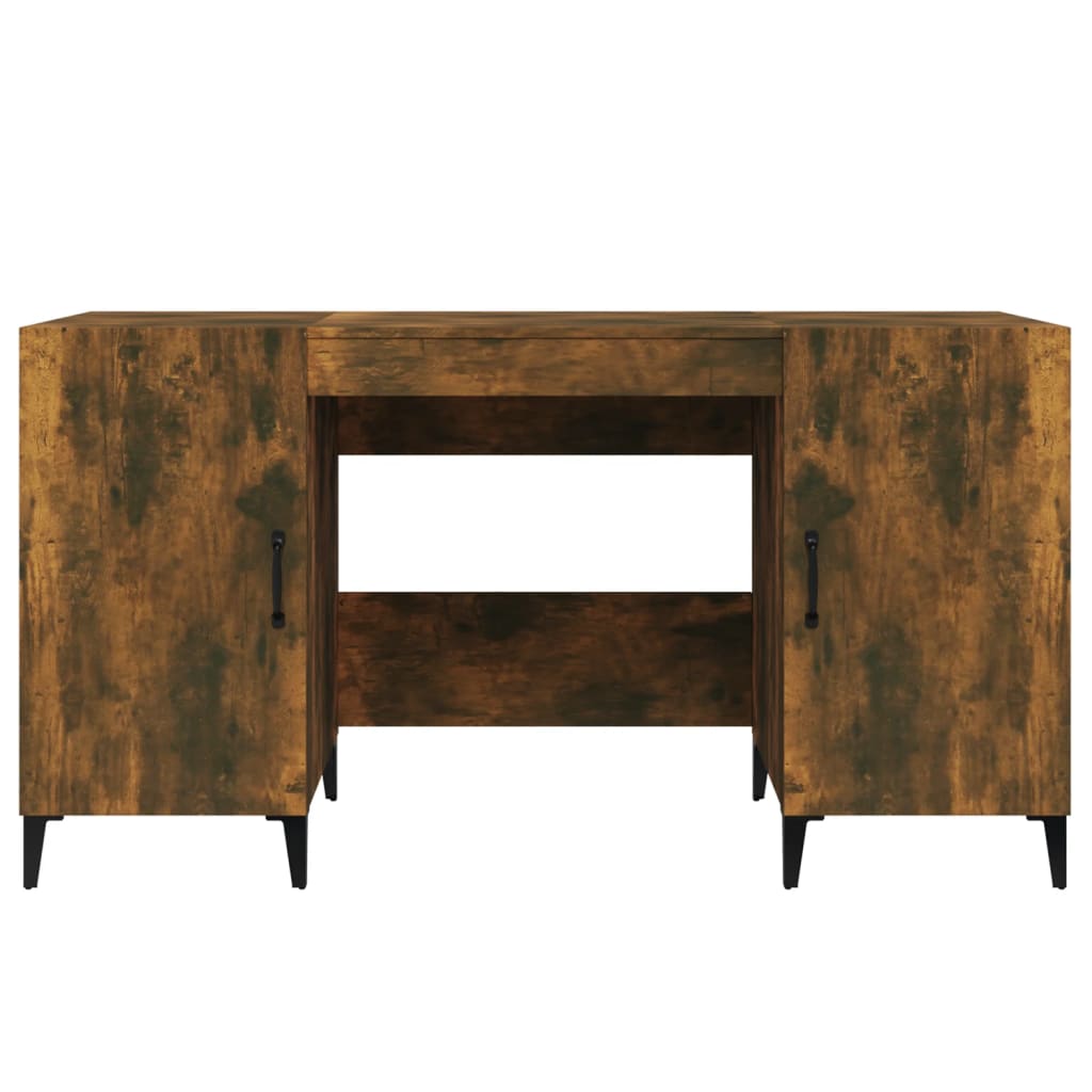 Schreibtisch mit Tür Altholz 140 x 50 x 75 cm Holzwerkstoff