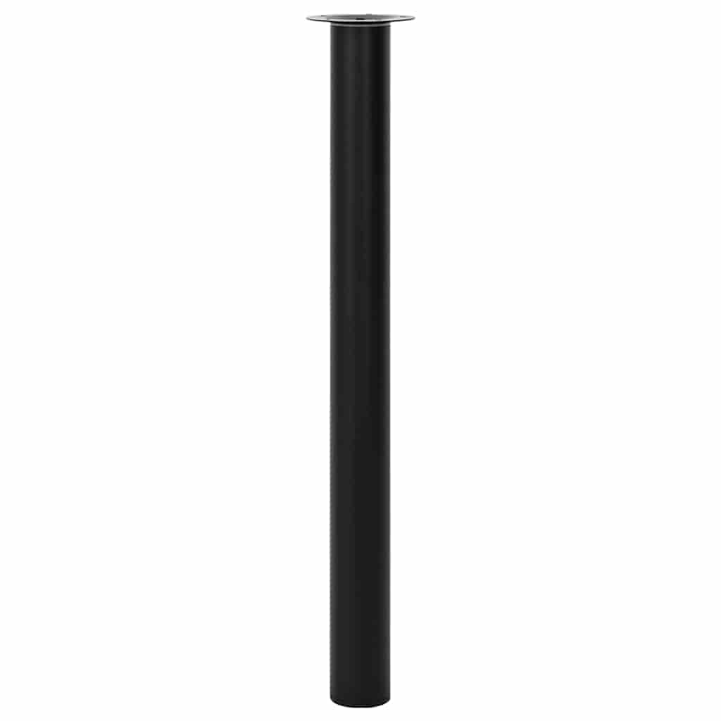 2 x Teleskopfuß Tischfuß Stützfuß Tischbein Chrom 710 mm-1100 mm
