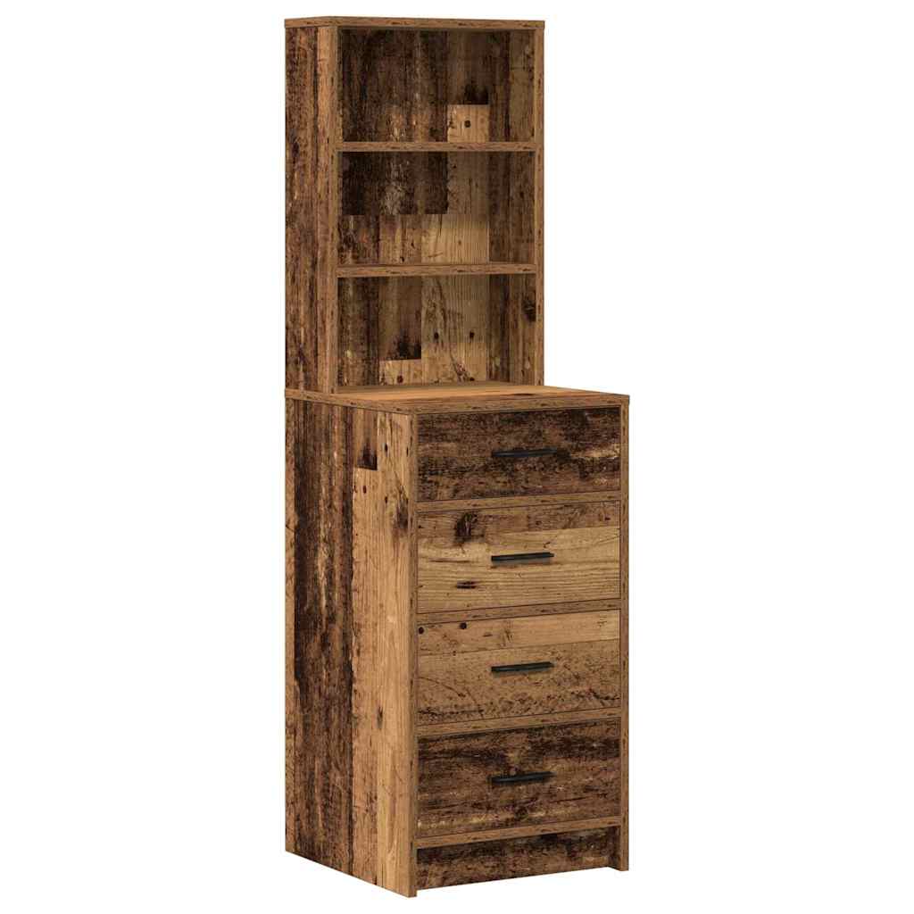 Schminktisch mit Spiegelbeleuchtung 3 pcs Weiß Holzwerkstoff