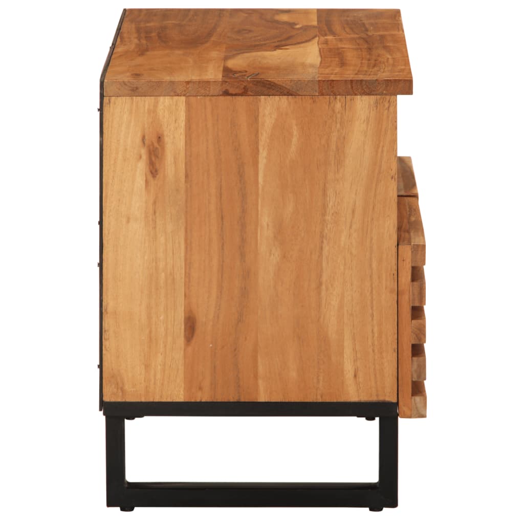 TV-Schrank Braun 70x34x46 cm Massivholz Mango