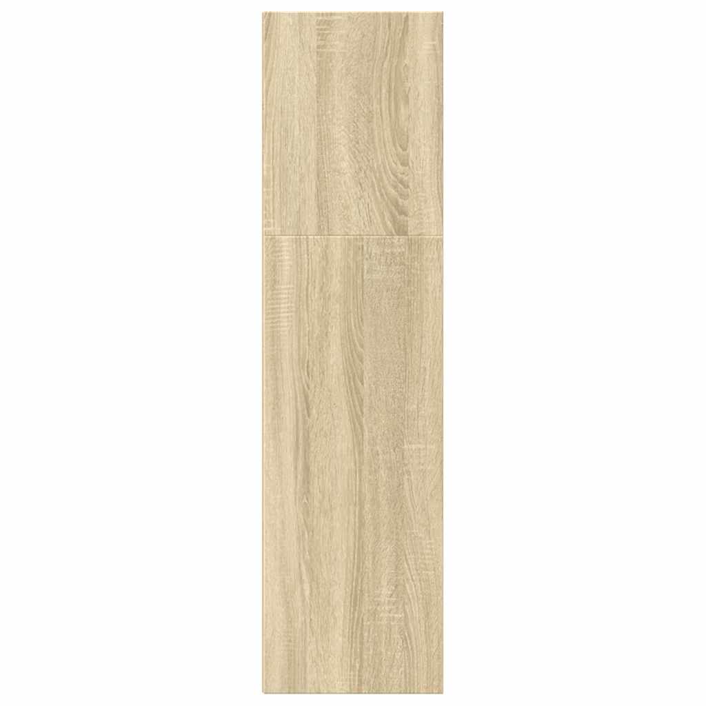 Bücherregal Weiß 80x30x189 cm Holzwerkstoff