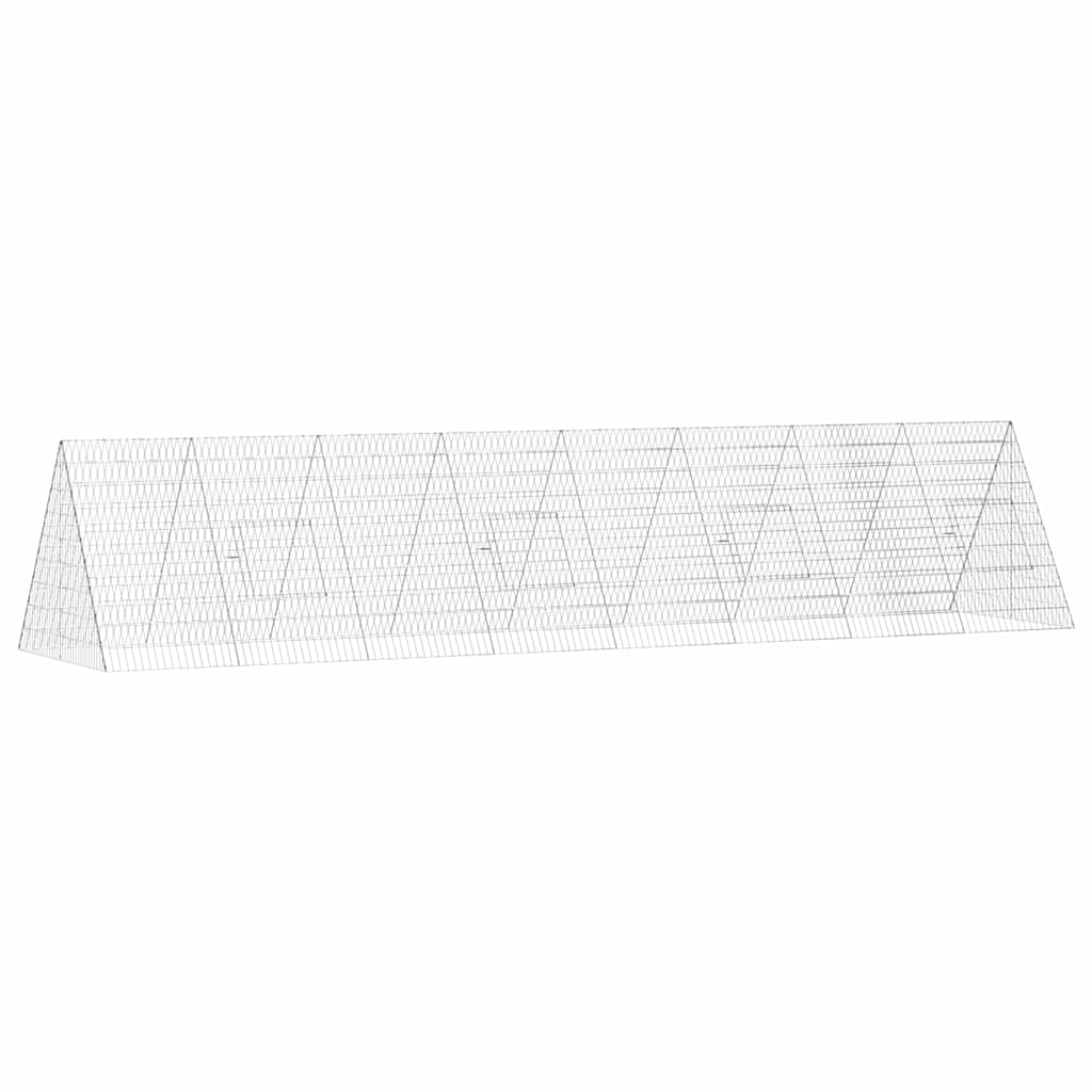 Hasenkäfig Silber 110 x 100 x 85 cm Verzinkter Stahl