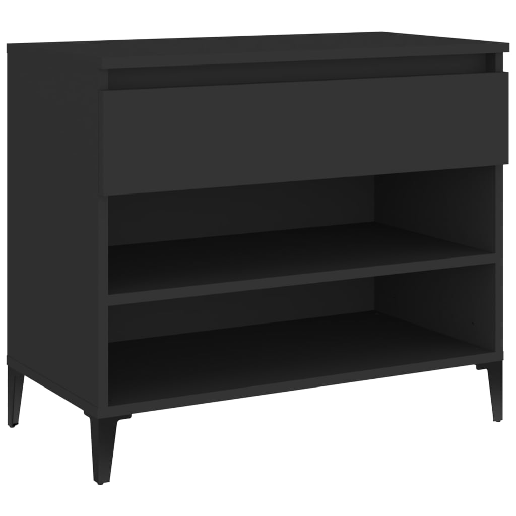 Schuhregal Weiß 70x36x60 cm Holzwerkstoff