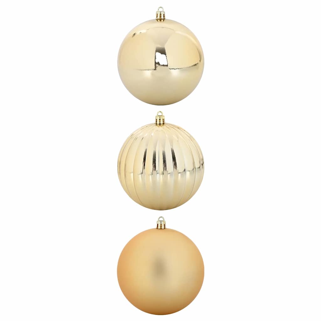 Weihnachtsbaumkugel Set XL 9 pcs Rot Kunststoff