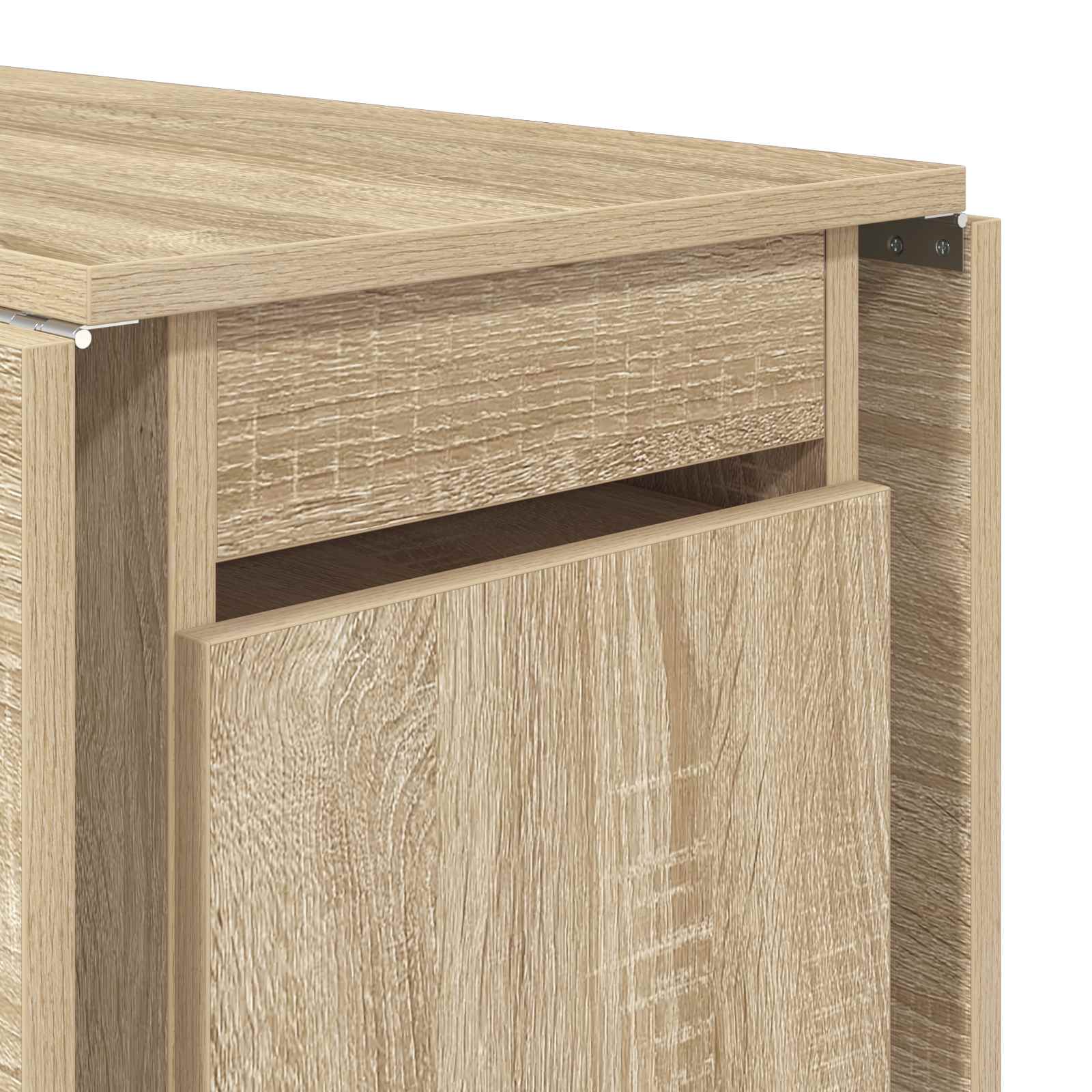 Esstisch 2 pcs 140 x 80 x 77 cm Holzwerkstoff Weiß Rechtwinklig