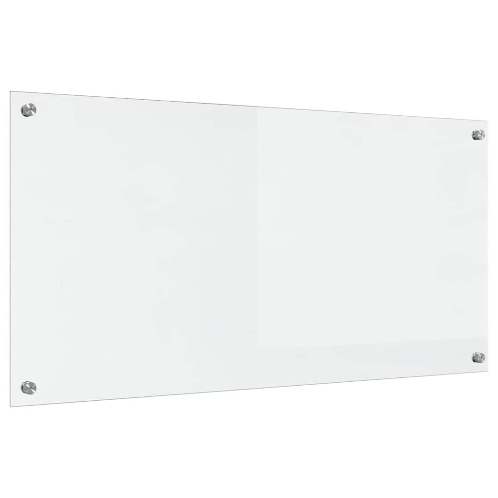 Küchenrückwand 2 pcs Weiß 70 x 40 cm Gehärtetes Glas