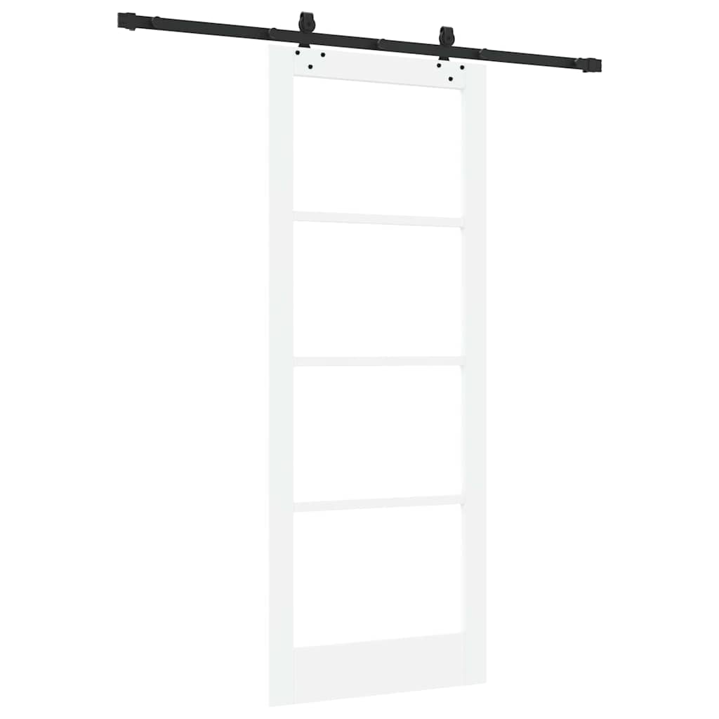 Schiebetür ORKDAL Natürlich und Schwarz 61 x 198,5 cm