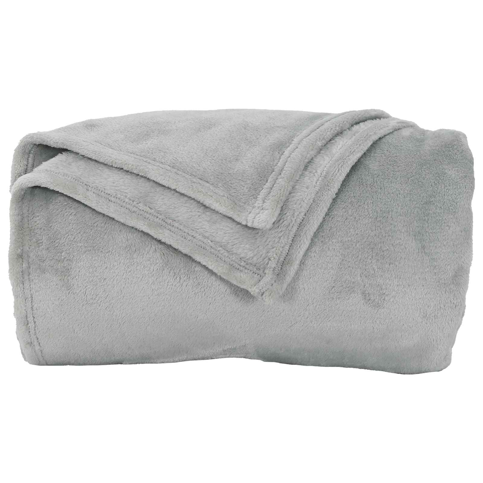 Überwurfdecke Beige 130 x 150 cm Fleece