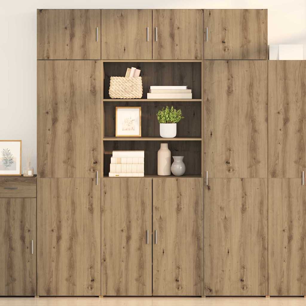 Highboard Altholz 80 x 42,5 x 185 cm Holzwerkstoff