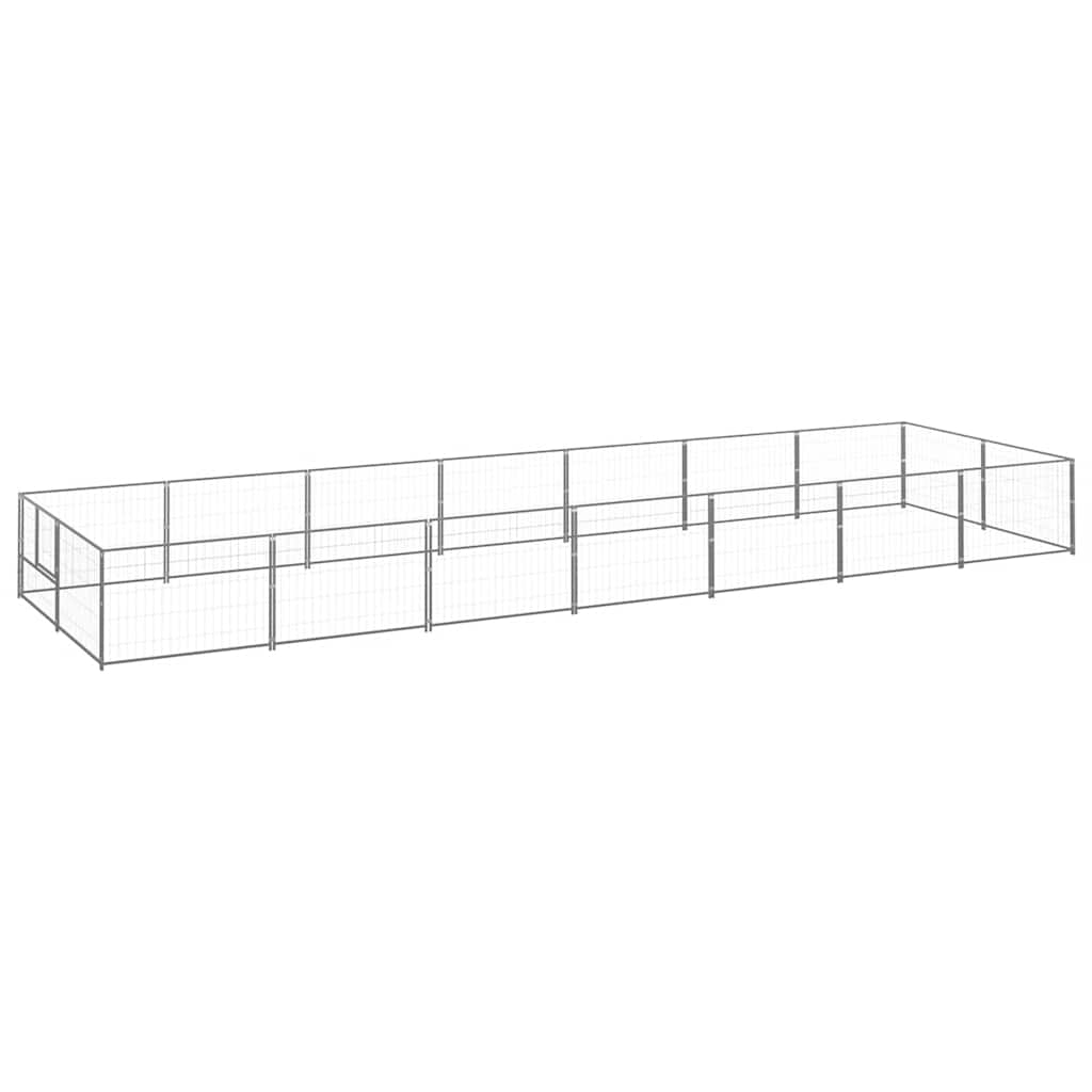 Hundezwinger Schwarz 4 m² Stahl