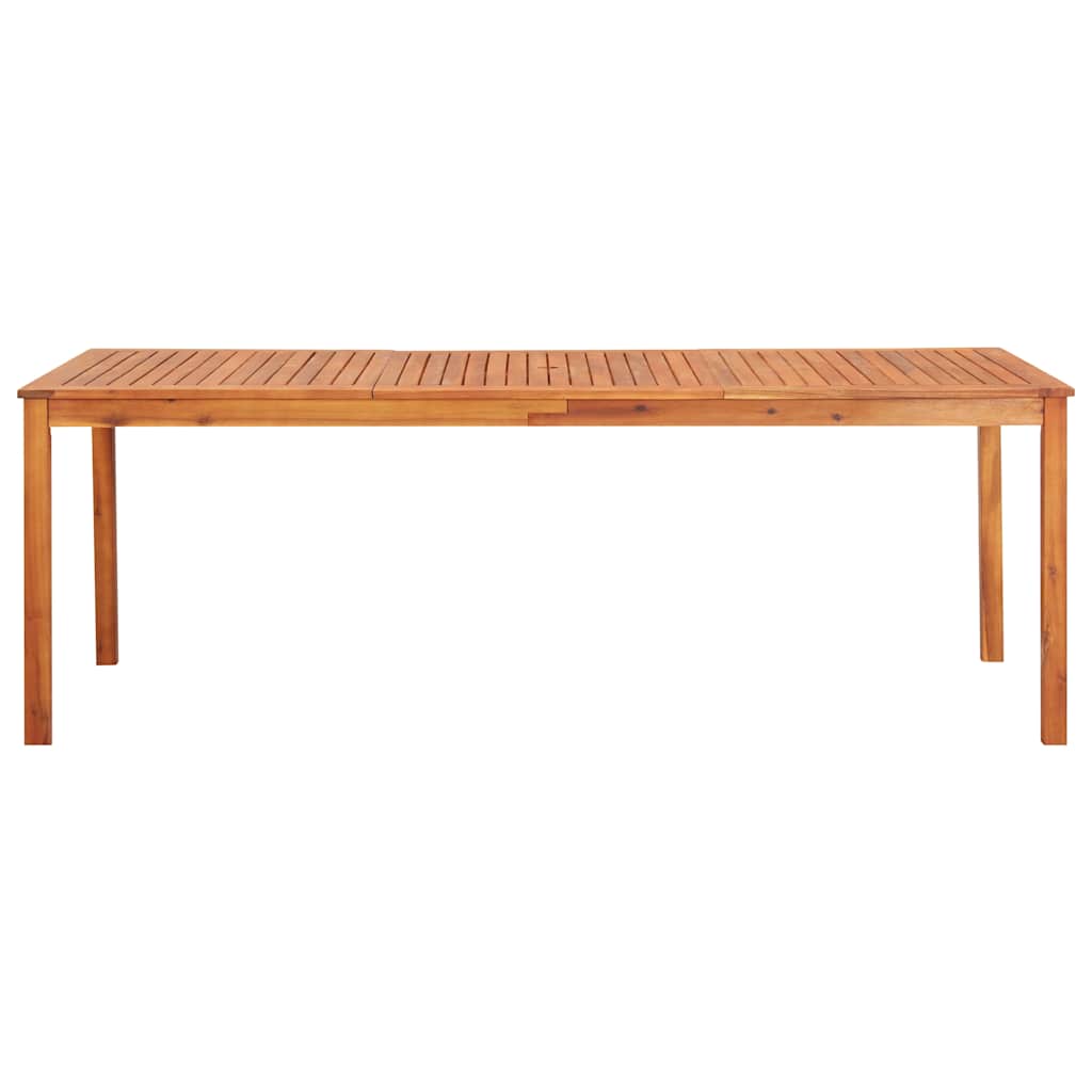 Gartentisch 150x90x74 cm Massivholz Akazie