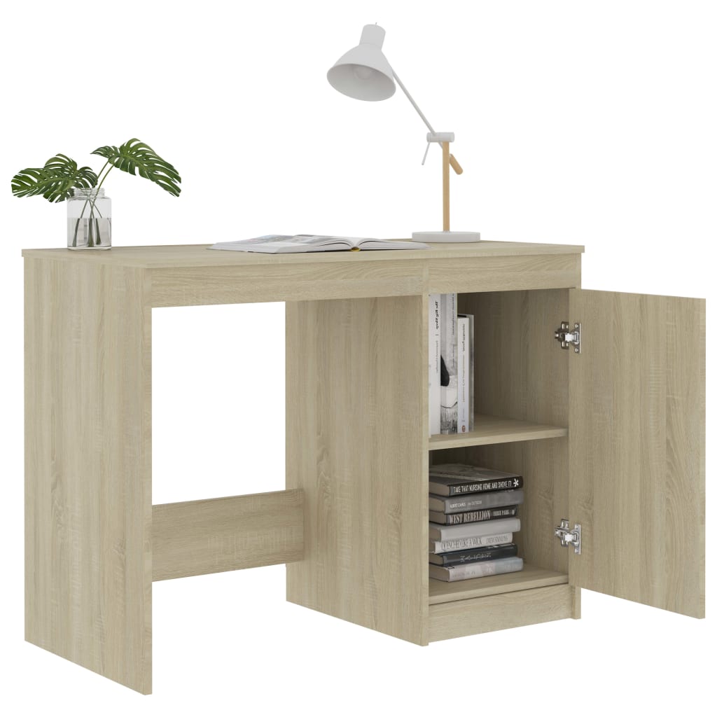 Schreibtisch Weiß 100×50×76 cm Holzwerkstoff