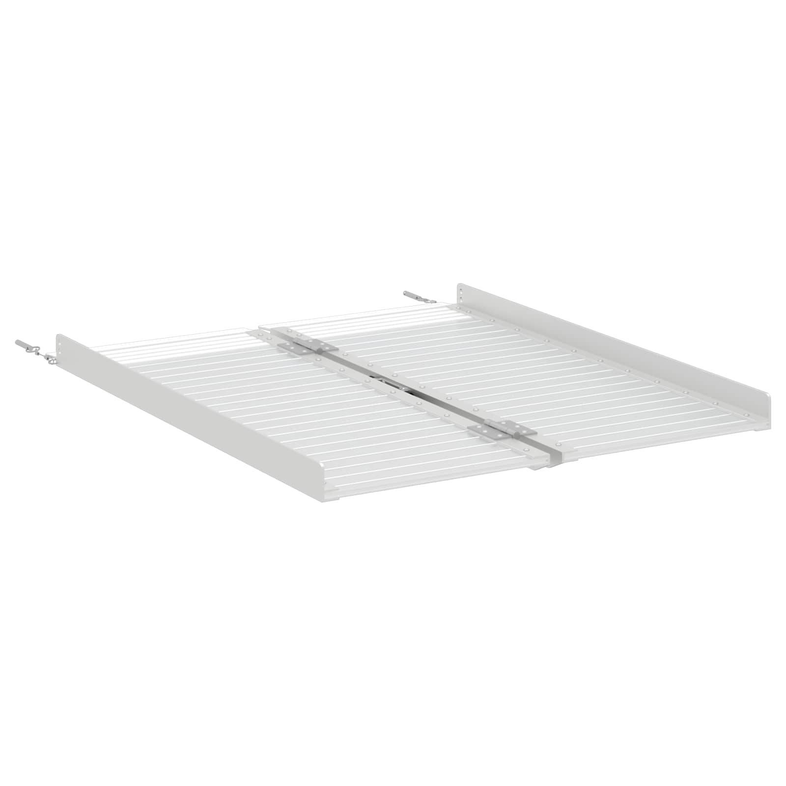 Rampe für Rollstühle 270 kg Silber 62 x 73 x 5 cm Aluminium