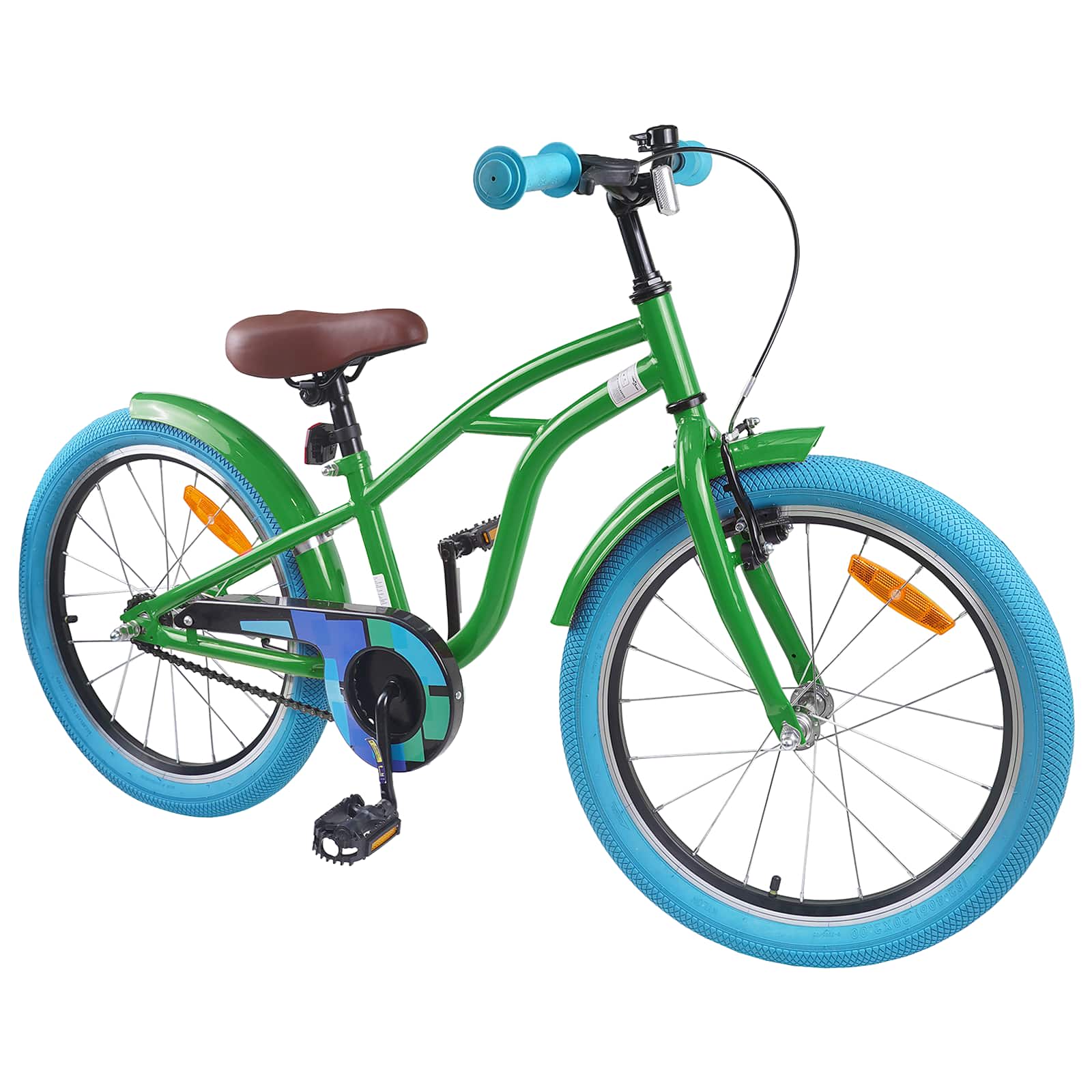 Kinderfahrrad 16 Zoll für 4-6 Jahre alt Schwarz