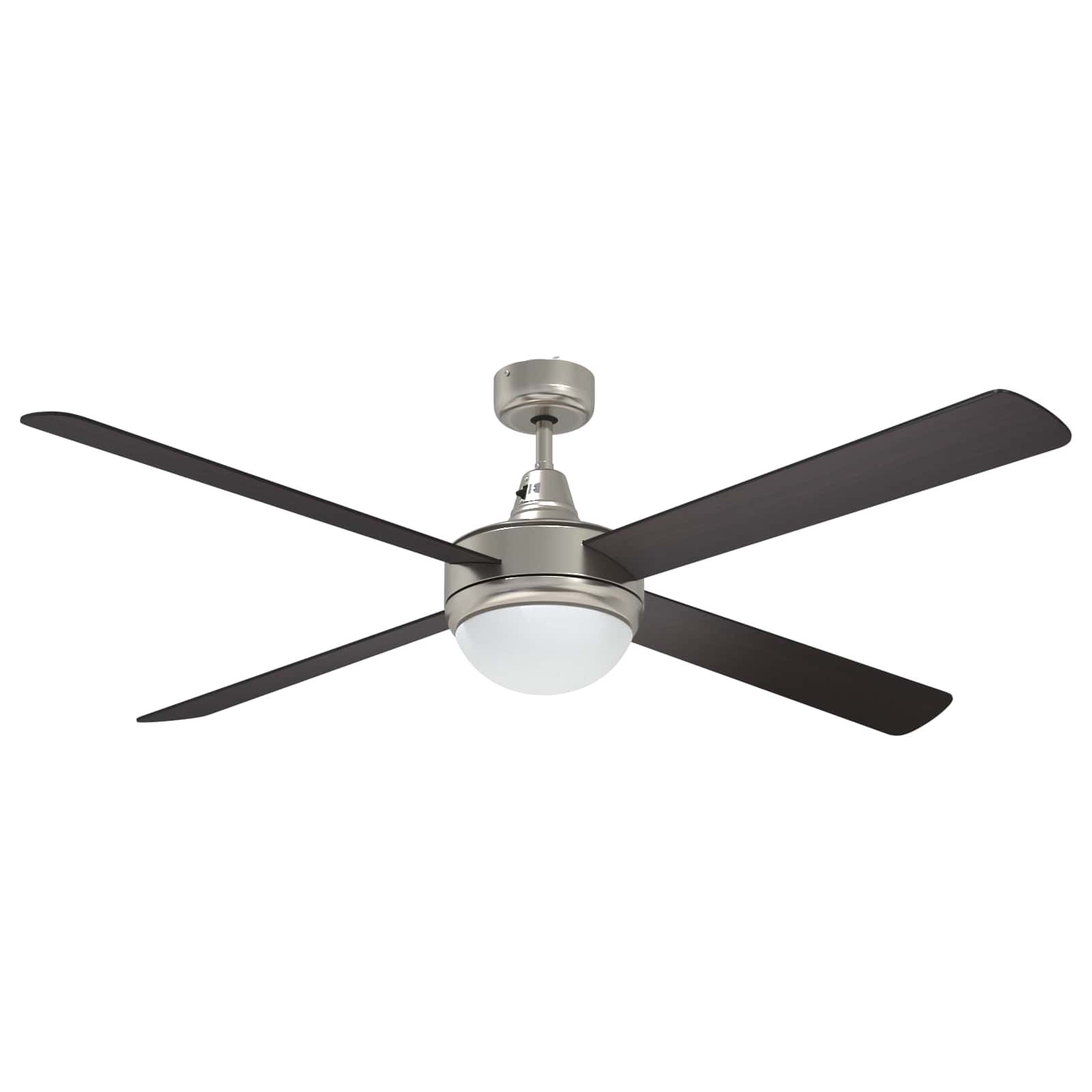 Deckenventilator mit Licht und Fernbedienung Ø 130 cm Weiß