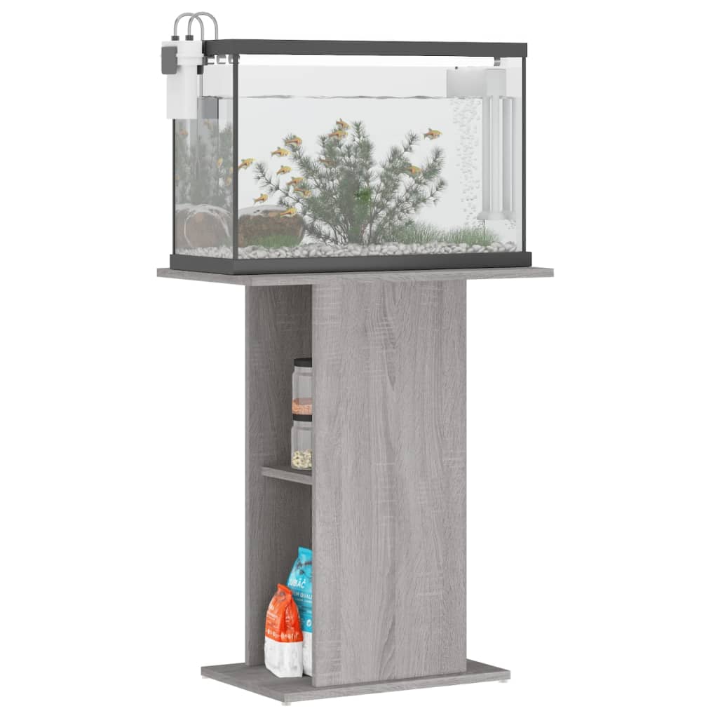Aquariumständer Weiß 60,5x36x72,5 cm Holzwerkstoff
