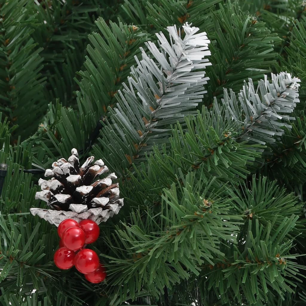 Künstlicher Weihnachtsbaum mit Beleuchtung 2 Stk. Outdoor 76 cm