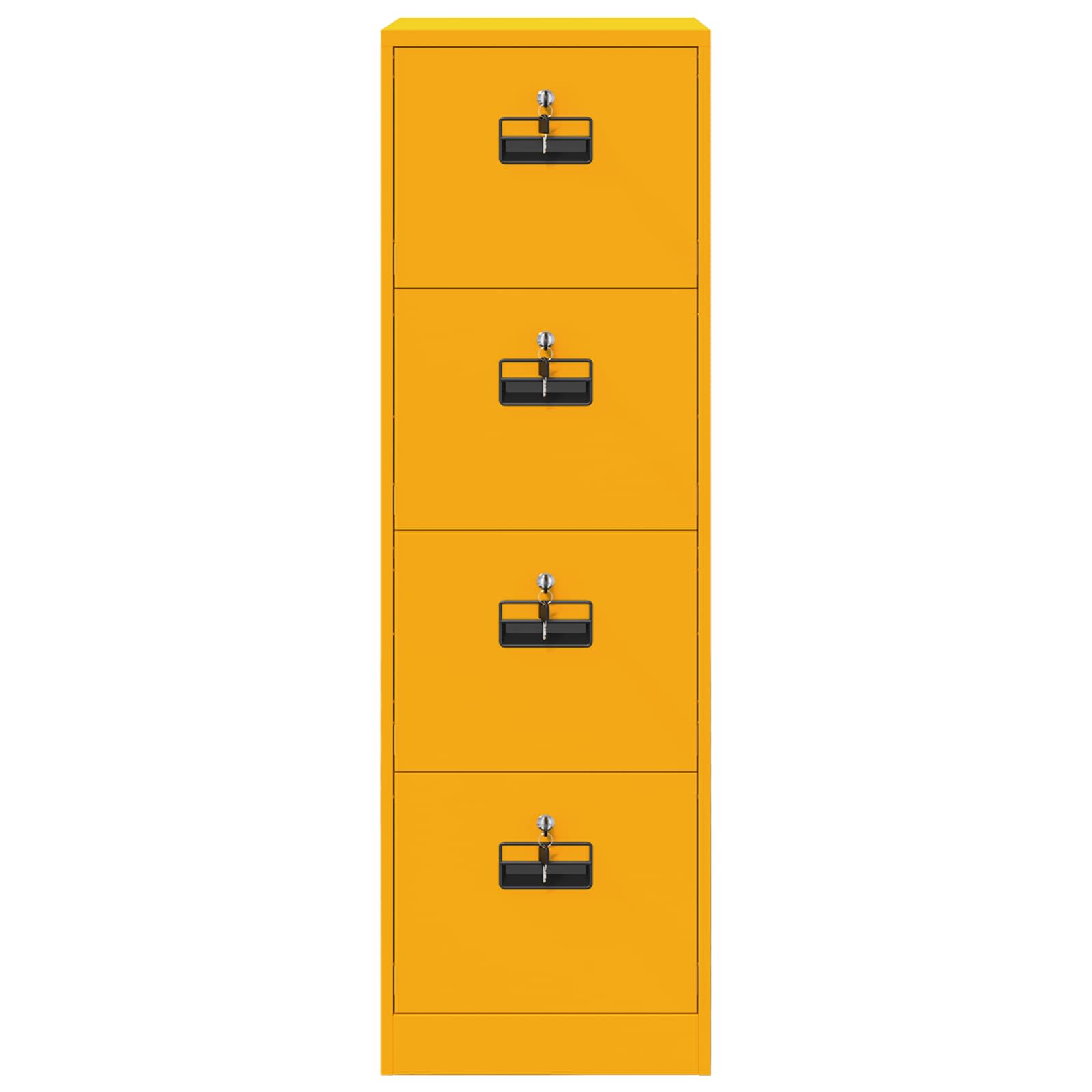 Aktenschrank 2 pcs Schwarz 44 x 50 x 139 cm Kaltgewalzter Stahl