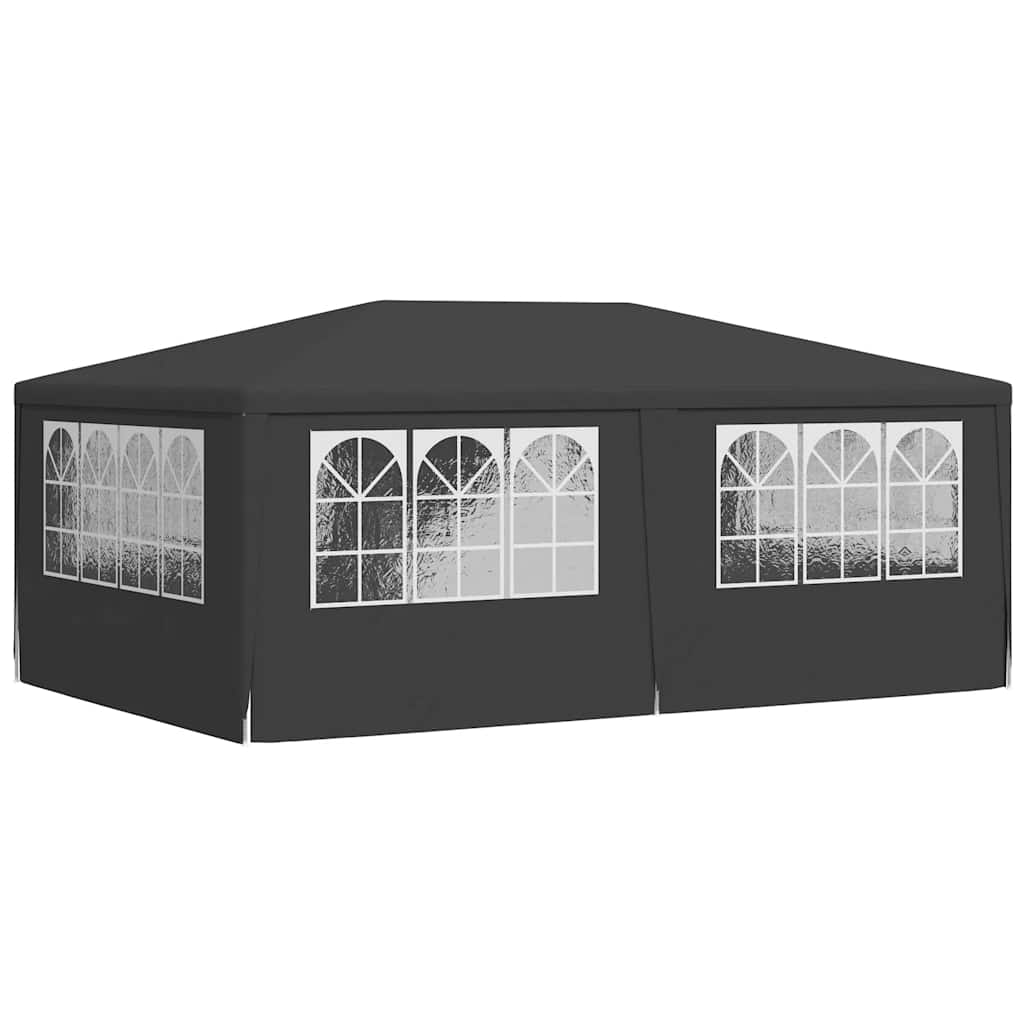 Party-Zelt Rot 200 x 200 x 240 cm PE und Stahl