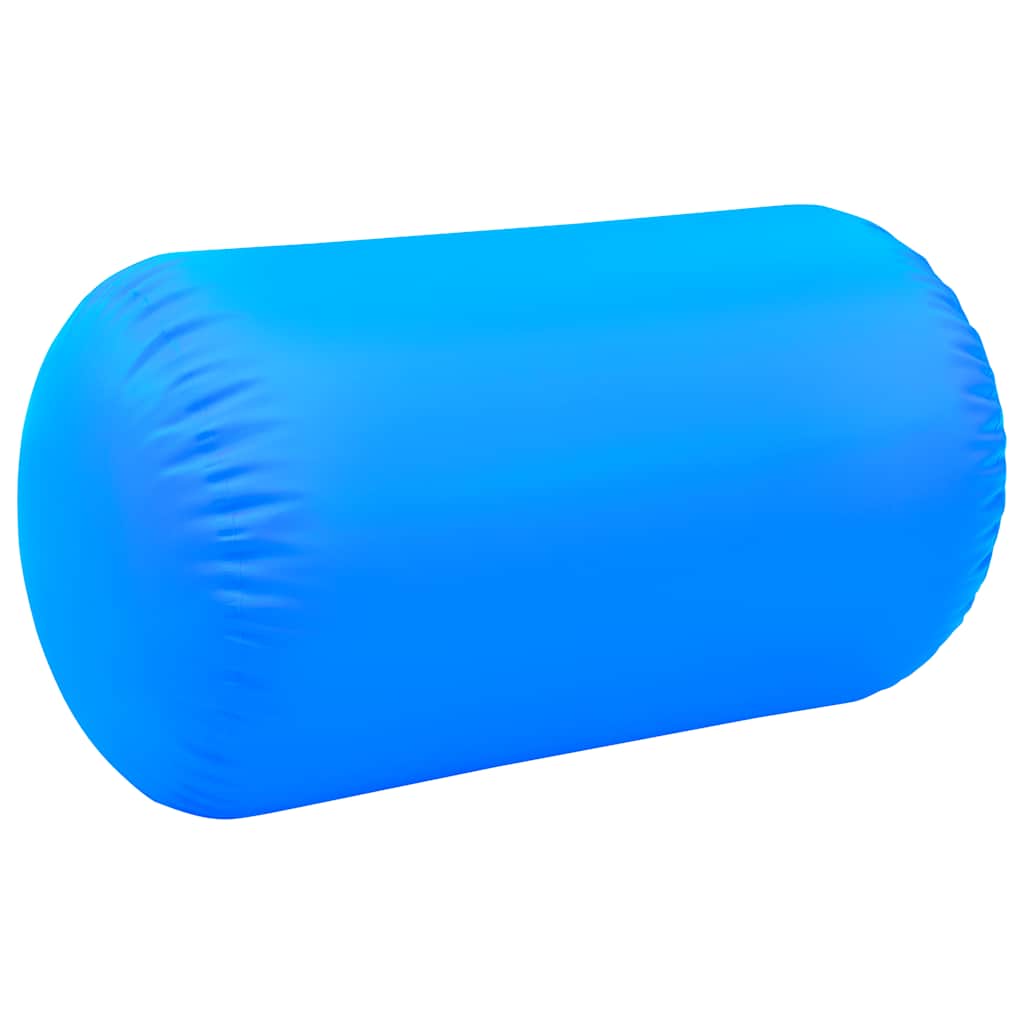 Aufblasbare Gymnastik-Rolle mit Pumpe 100x60 cm PVC Rosa